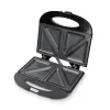 Melissa Sandwich Toaster 750W Black – nepridegančios trikampės plokštės, šaltas rankenėlės, fiksavimo spaustukas, vertikalus laikymas