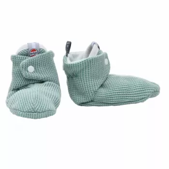 Lodger Slipper Ciumbelle medvilniniai šlepetės, 3-6 mėnesių, šviesiai žalios spalvos