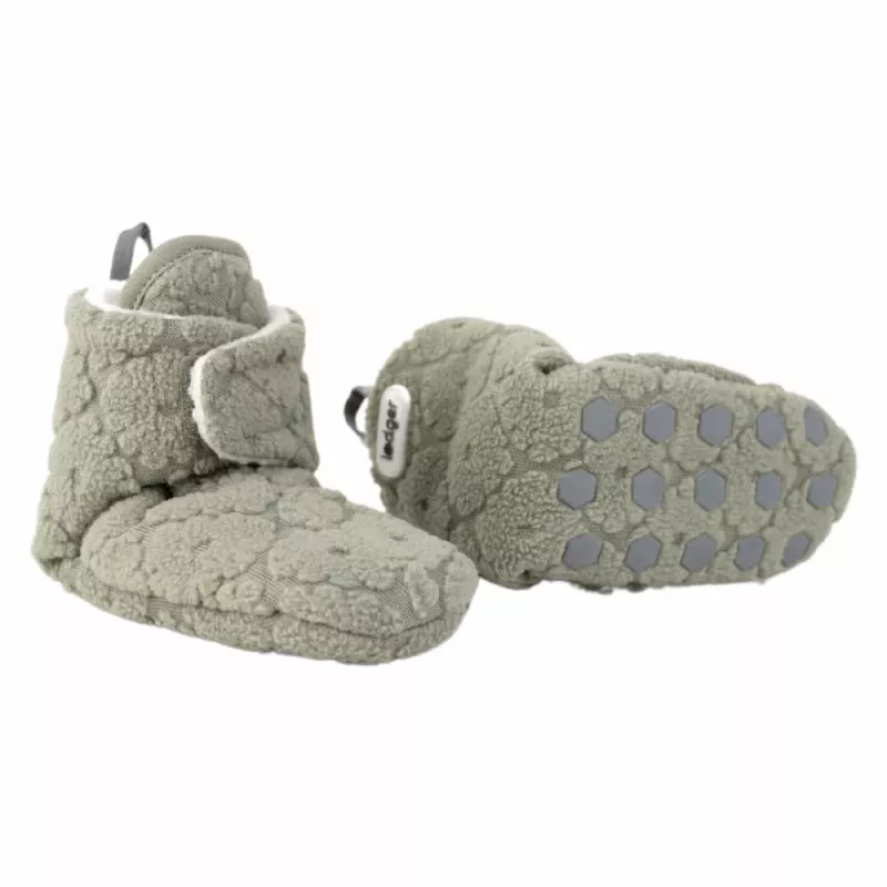 Lodger Slipper Folklore Fleece kūdikių šlepetės, Elm, 12-18 mėn.