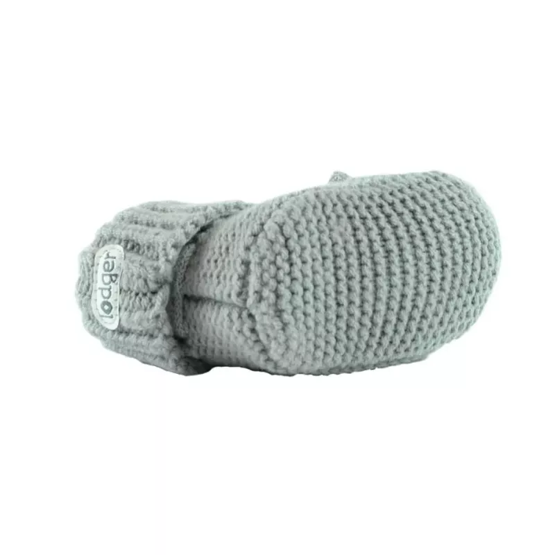 Lodger Slipper Folklore Merino Wool kūdikių šlepetės, šilkas, 0-6 mėnesių