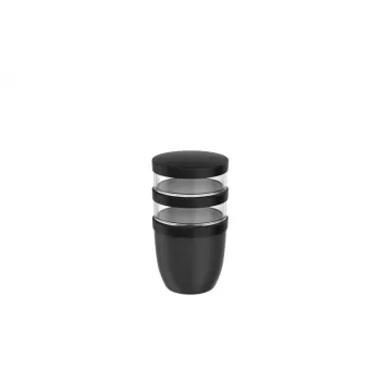 MEPAL Thermo Lunchpot Ellipse Nordic Black 0,5 + 0,2 l 107658041100