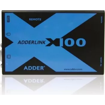 Adder AdderLink X100 VGA USB Audio KVM prailgintuvų rinkinys per CATx iki 100m (X100A-USB/P-IEC)