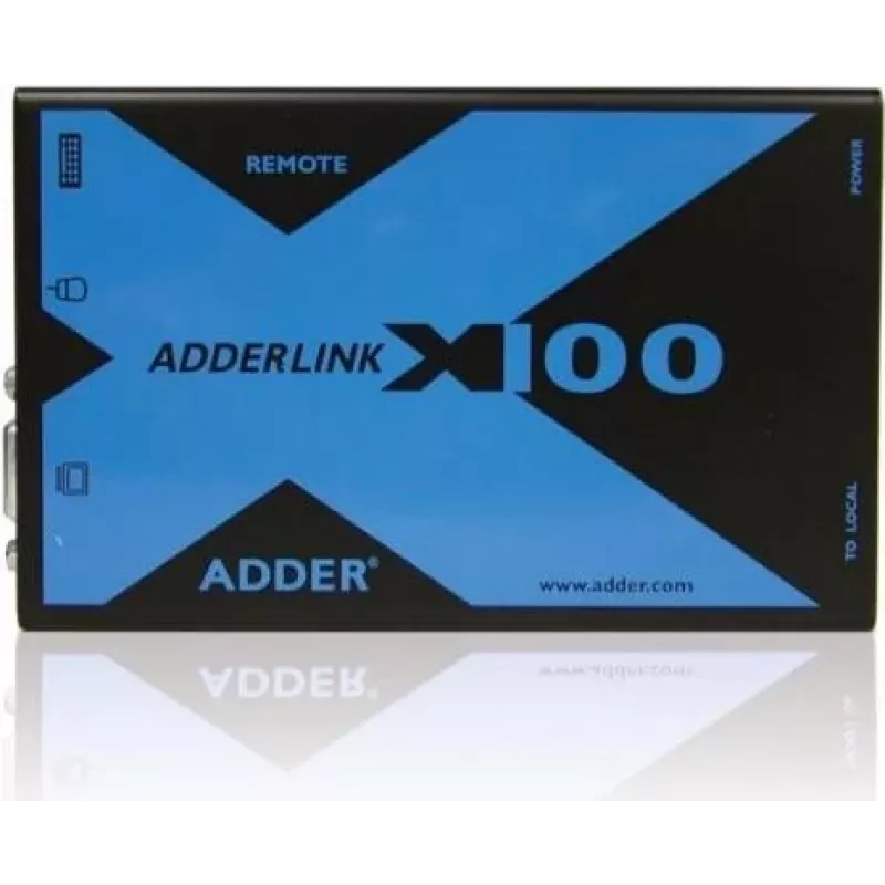 Adder AdderLink X100 VGA USB Audio KVM prailgintuvų rinkinys per CATx iki 100m (X100A-USB/P-IEC)
