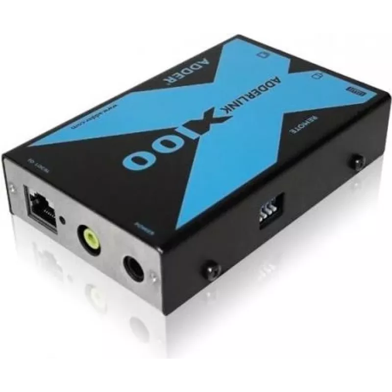 Adder AdderLink X100 VGA USB Audio KVM prailgintuvų rinkinys per CATx iki 100m (X100A-USB/P-IEC)