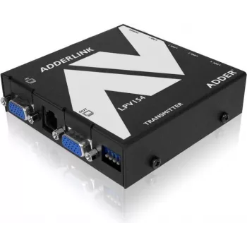 ADDER LPV154T AV prailgintuvas siųstuvas - VGA ir audio per CATx, 300m, juodas ALPV154T-IEC