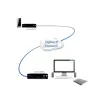 ADDER ALIF1002R-IEC KVM prailgintuvo imtuvas - dvigubas DVI-D, USB 2.0, garso, Gigabit Ethernet, juodas