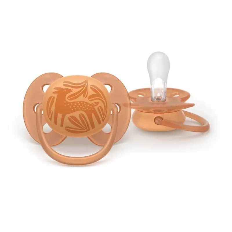 Philips Avent Ultra Soft Neutral kūdikio žindukas, 18M+, 2 vnt.