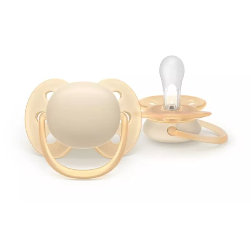 Philips Avent Ultra Soft žindukas Neutral, 0-6 mėnesių, 2 vnt.