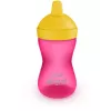 Philips Avent My Grippy kieto snapelio mokomasis puodelis 300 ml, 18M+, rožinis