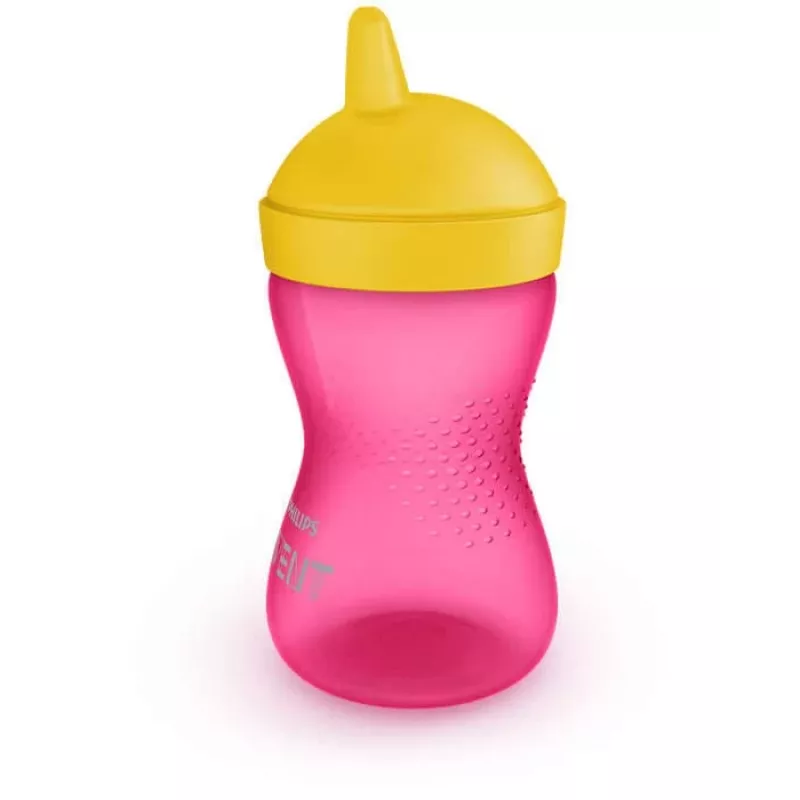 Philips Avent My Grippy kieto snapelio mokomasis puodelis 300 ml, 18M+, rožinis