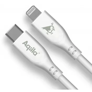 AQIILA 3SI836 USB-C į Lightning įkrovimo ir sinchronizavimo kabelis, 1 m
