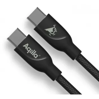 AQIILA USB-C į USB-C įkrovimo ir duomenų perdavimo kabelis, 3 m, juodas AQCBPBICB4BD881