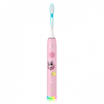 Philips Sonicare For Kids Bluetooth prijungiamas soninis elektrinis dantų šepetėlis, rožinis