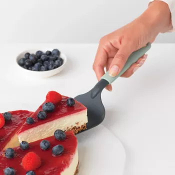 Brabantia Profile Line pyrago peilis su dantytais ašmenimis, matinis plienas