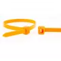 WKK oranžiniai laidų raiščiai 300 x 3,6 mm, 100 vnt. 110194371
