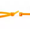 WKK oranžiniai laidų raiščiai 300 x 3,6 mm, 100 vnt. 110194371