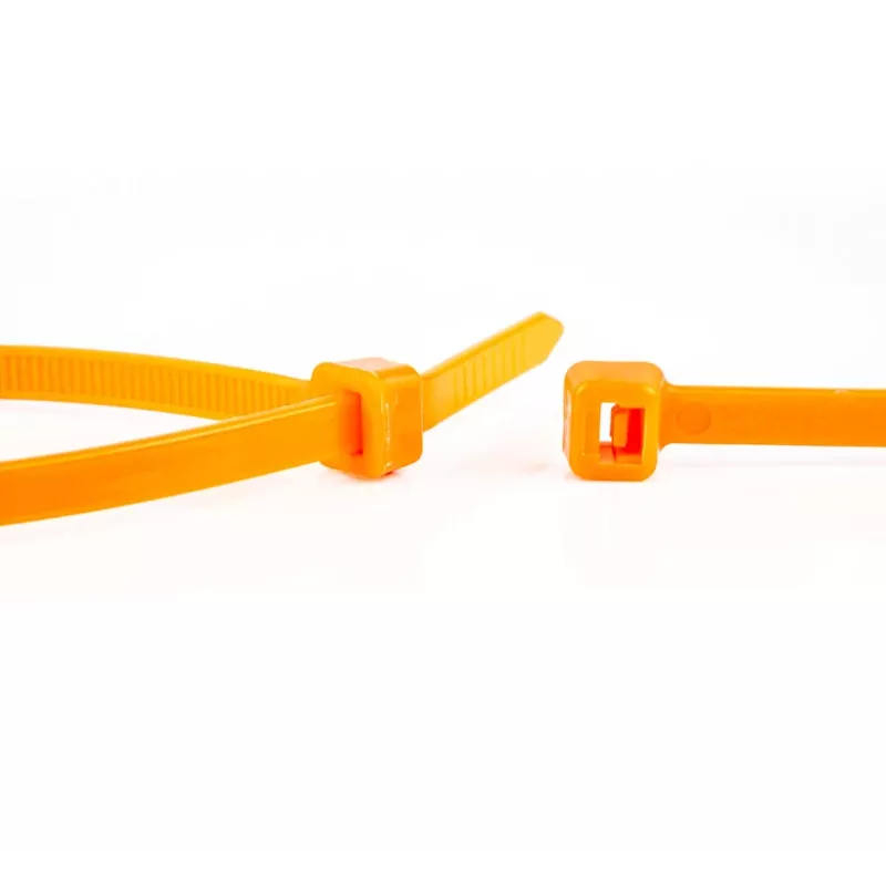 WKK oranžiniai laidų raiščiai 300 x 3,6 mm, 100 vnt. 110194371