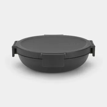 Brabantia Make & Take pietų dubenėlis 1L tamsiai pilkas