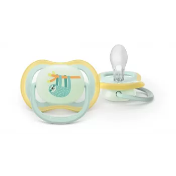 Philips Avent Ultra Air Night žindukas 0-6 mėn., 2 vnt., švytintis tamsoje, neutralus
