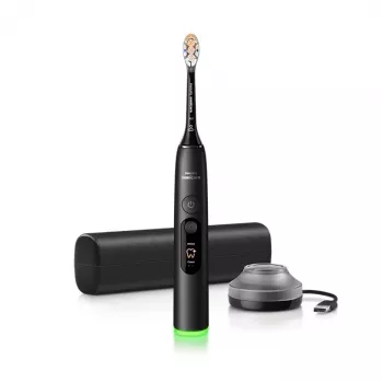 Philips Sonicare DiamondClean 8000 soninis elektrinis dantų šepetėlis, juodas