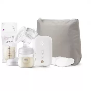 Philips AVENT SCF396/31 vienkartinis elektrinis krūties siurblys, įkraunamas, 8 stimuliavimo ir 16 ištraukimo lygių, Natural Motion technologija, be BPA