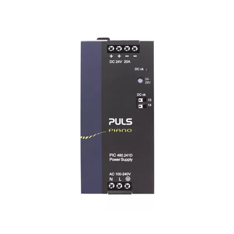 PULS PIC480.241D DIN bėgio maitinimo šaltinis 24V DC 20A 480W