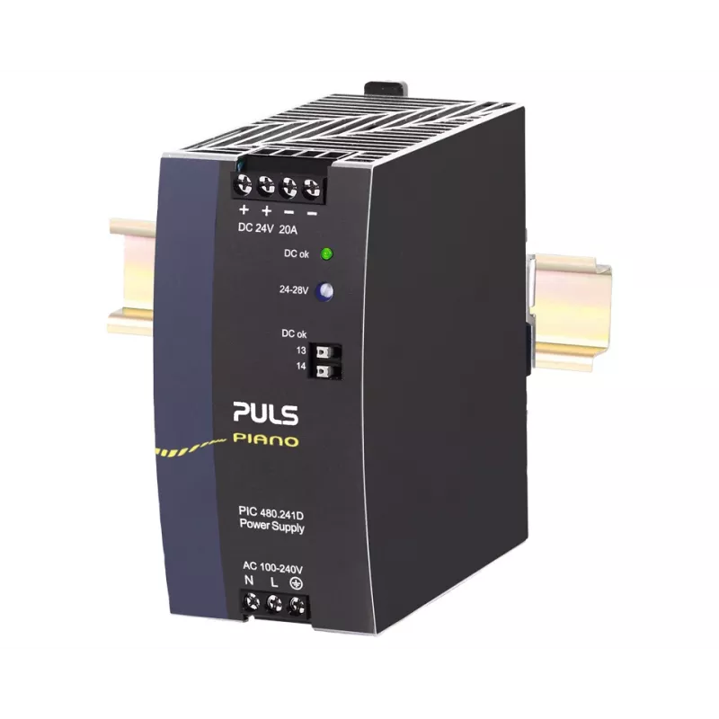 PULS PIC480.241D DIN bėgio maitinimo šaltinis 24V DC 20A 480W