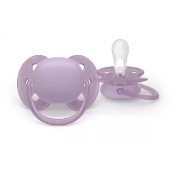 Philips Avent Ultra Soft čiulptukas 6-18 mėn., neutralus, 2 vnt.