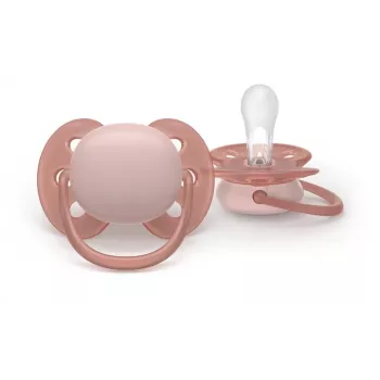 Philips Avent Ultra Soft čiulptukas 6-18 mėn., neutralus, 2 vnt.