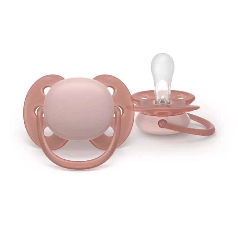 Philips Avent Ultra Soft čiulptukas 6-18 mėn., neutralus, 2 vnt.