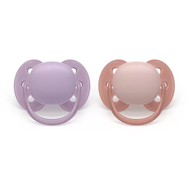 Philips Avent Ultra Soft čiulptukas 6-18 mėn., neutralus, 2 vnt.