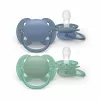Philips Avent Ultra Soft žindukas 6-18 mėn., 2 vnt., berniukui