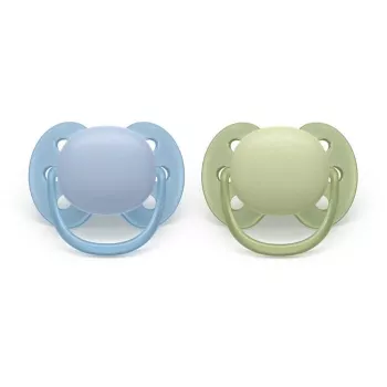 Philips Avent Ultra Soft žindukas 0-6 mėn., neutralus, 2 vnt.