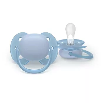 Philips Avent Ultra Soft žindukas 0-6 mėn., neutralus, 2 vnt.