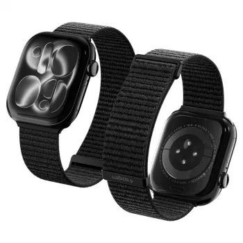 Spigen Rugged Armor Pro apyrankė su dėklu Apple Watch 44/45/49mm, juoda