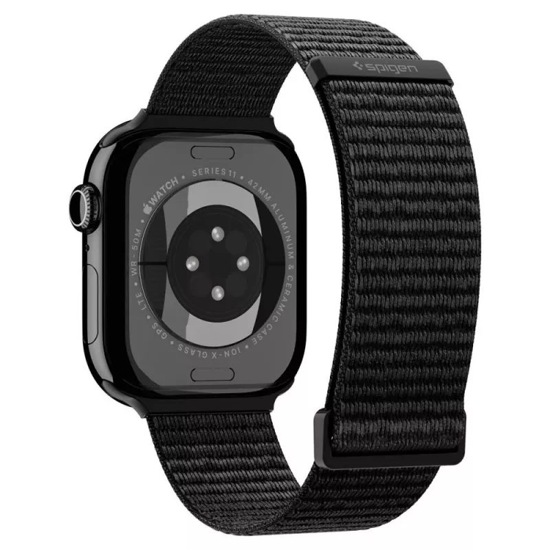 Spigen WBF01 apyrankė Apple Watch 8/9/10/11/SE/Ultra (44/45/46/49 mm), juoda