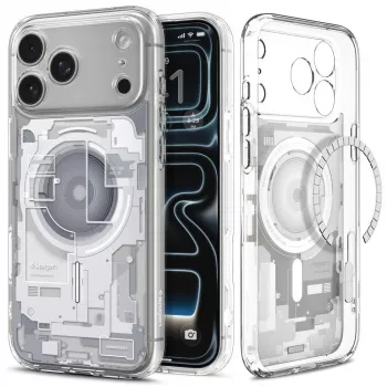 Spigen Ultra Hybrid MagSafe iPhone 17 Pro Max / 18 Pro Max Zero One balta