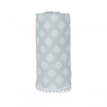 Lodger Swaddle Tribe muslininės medvilnės vystyklų antklodė 120x120 cm Ice Flow