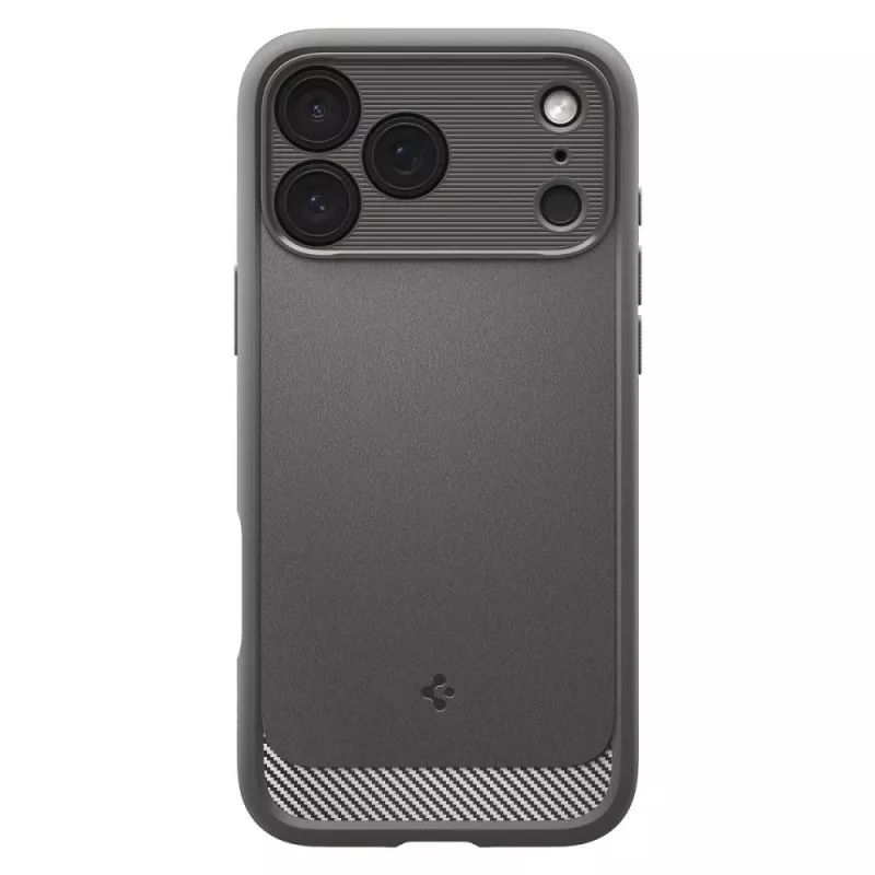 Spigen Rugged Armor Mag MagSafe dėklas iPhone 17 Pro / 18 Pro - pilkas