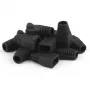 DSIT DANICOM RJ45 kabelio apsauginis gaubtelis juodas didelis - 10 vnt. (DC-RJ45-BOOT-L-BLACK-10PCE)
