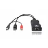 ADDER ALIF101T-DP DisplayPort KVM prailgintuvas (siųstuvas) per Cat5e/6/7 - 2560x1600, USB 2.0, audio, juodas aliuminis