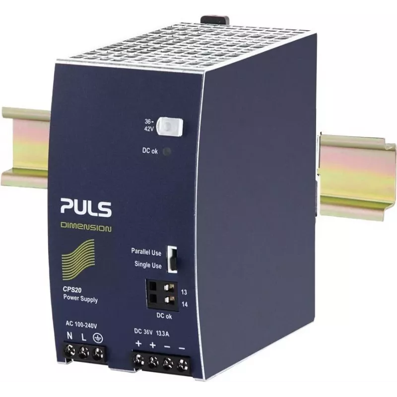 PULS CPS20.361 DIN-bėgio maitinimo šaltinis 36V DC 13,3A 576W