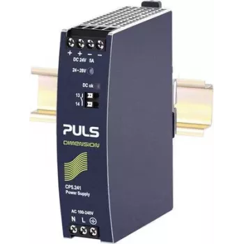 PULS CP5.241 DIMENSION DIN bėgio maitinimo šaltinis 24V DC 5A 120W