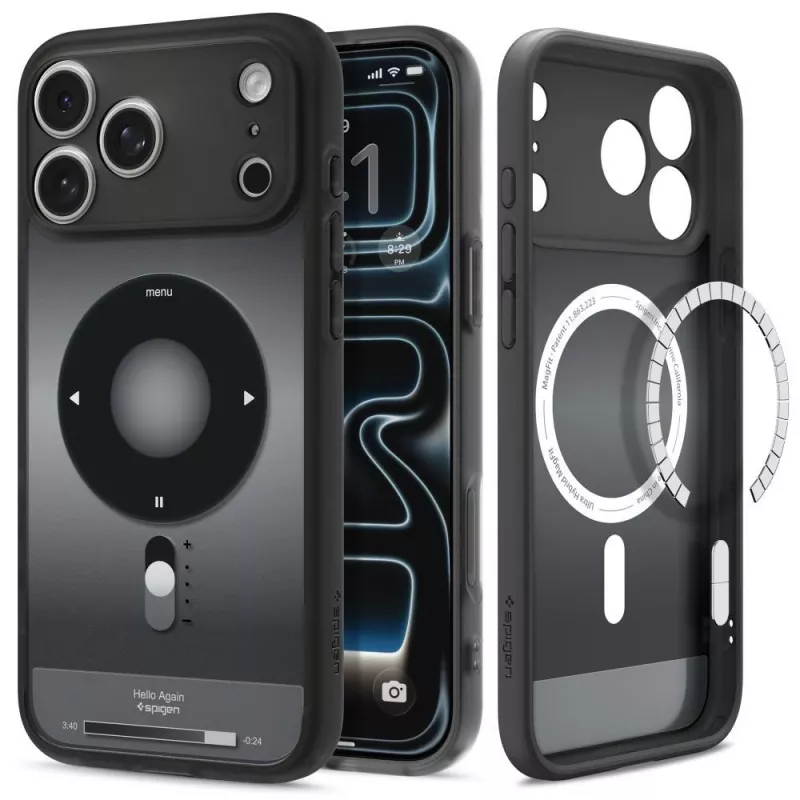Spigen Ultra Hybrid MagSafe dėklas iPhone 17 Pro Max / 18 Pro Max - Classic Black