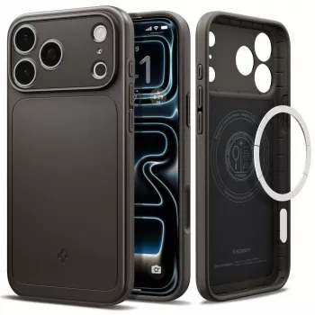 Spigen Thin Fit MagSafe dėklas iPhone 17 Pro / 18 Pro - Gunmetal