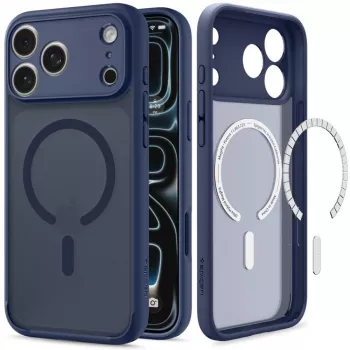 SPIGEN Ultra Hybrid MagSafe iPhone 17 Pro Max / 18 Pro Max dėklas Frost Deep Blue