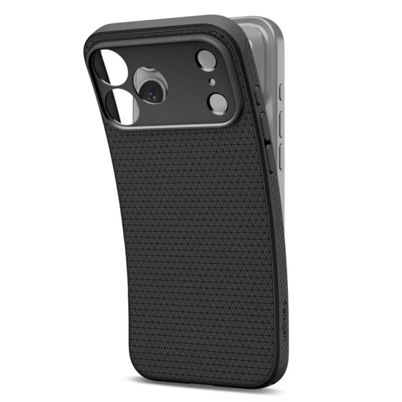 Spigen Liquid Air dėklas iPhone 18 Pro Max / 17 Pro Max - matinė juoda