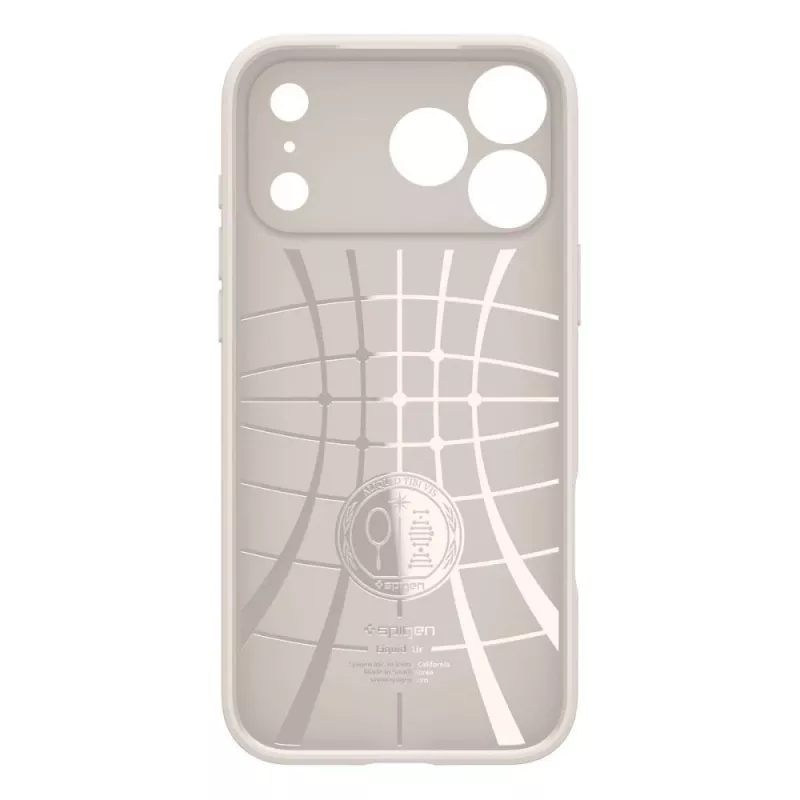 Spigen Liquid Air iPhone 17 Pro Max / 18 Pro Max dėklas Natural Titanium