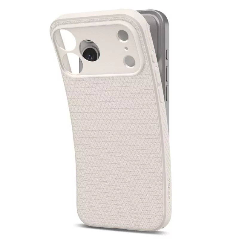 Spigen Liquid Air iPhone 17 Pro Max / 18 Pro Max dėklas Natural Titanium
