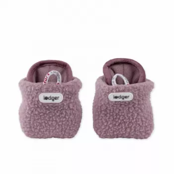 Lodger Slipper Teddy kūdikių šlepetės, rausvos, 3-6 mėn.